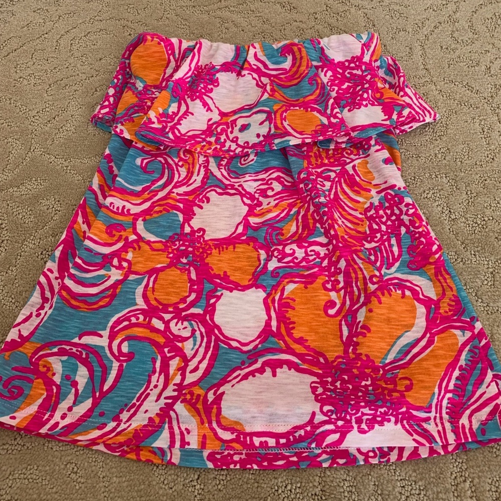 Lily Pulitzer Strapless top